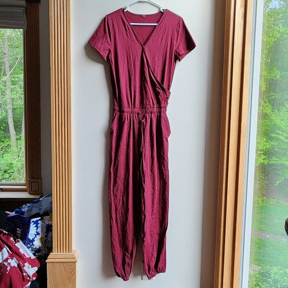 Cranberry One-Piece Jumpsuit Size Medium - Picture 1 of 16